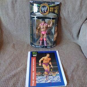 RICK MARTEL WWE CLASSIC SUPER STARS SIGNED & SEALED ACTION FIGURE SERIES